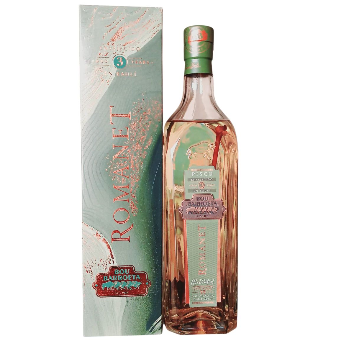 BOU - Pisco Bou Barroeta Romanet 35º  750 ml