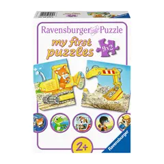 RAVENSBURGER - Mi Primer Puzzle Animales En La Construccion