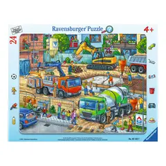 RAVENSBURGER - Puzzle Enmarcado En La construccion