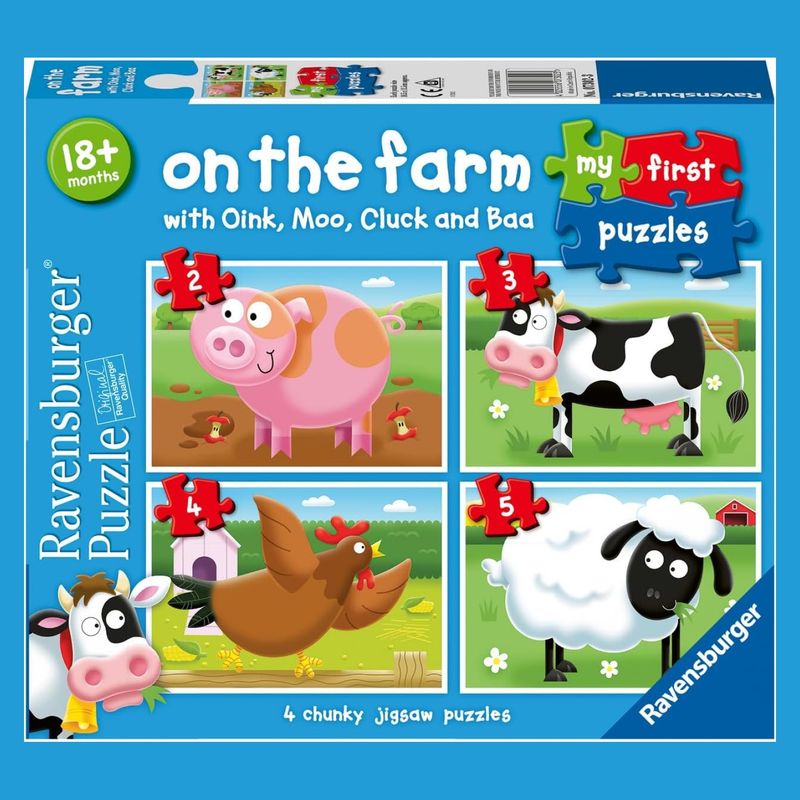 RAVENSBURGER - Caramba Mi Primer Puzzle En La Granja Ravensburger