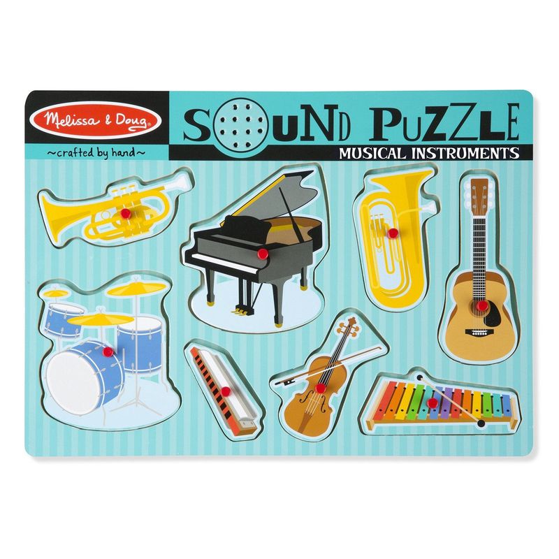 MELISSA & DOUG - Puzzle Con Sonido Instrumentos Musicales Melissa & Doug