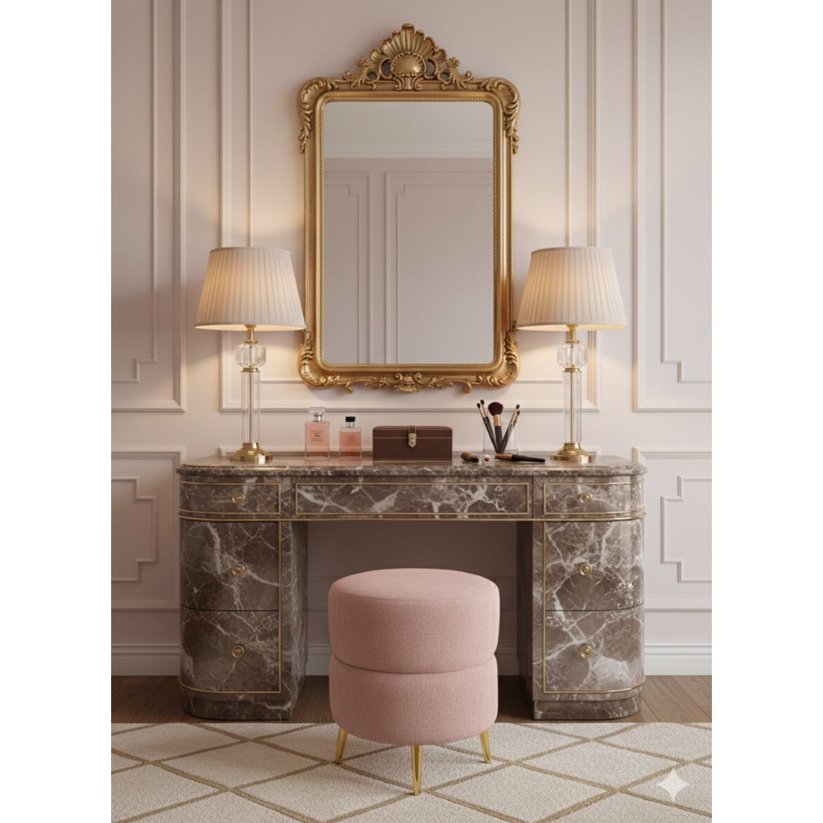 MUEBLES NEW - PUFF REDONDO ORBIT PALO ROSA