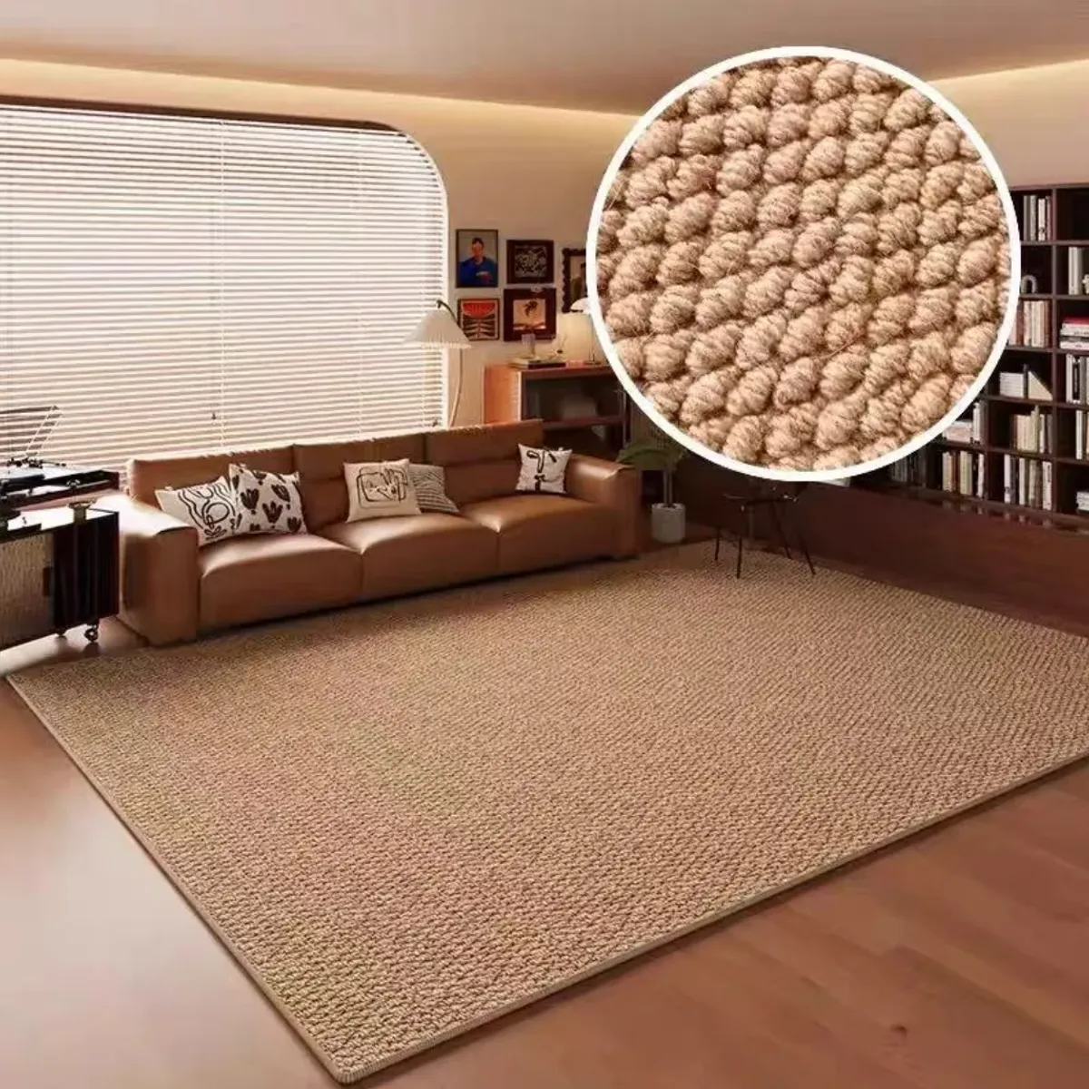 GENERICO - Alfombra Estilo Yute Tejida Para Living Resistente Mascotas 2 M X 2.4 M