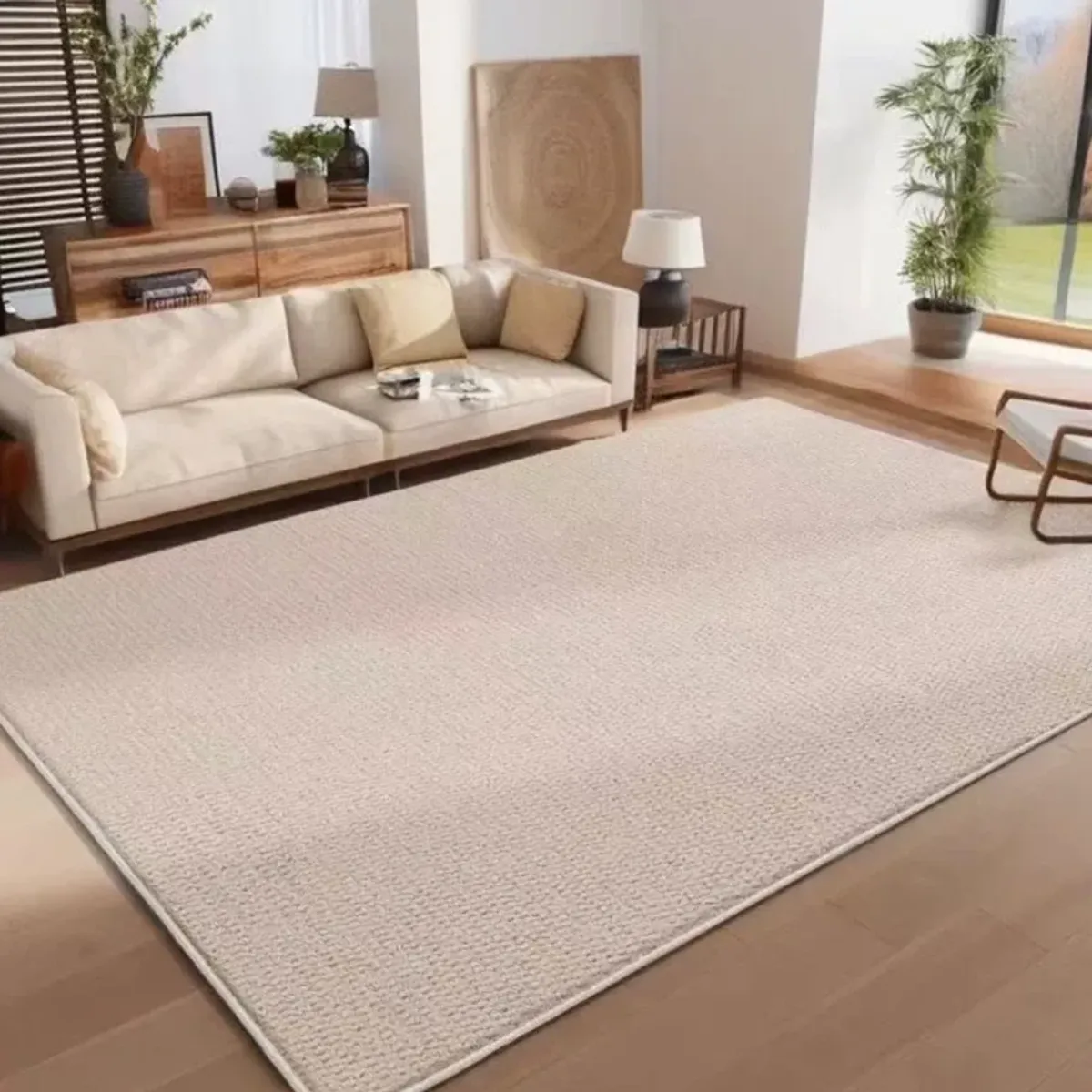 GENERICO - Alfombra Estilo Yute Tejida Para Living Resistente Mascotas 2 M X 2.4 M