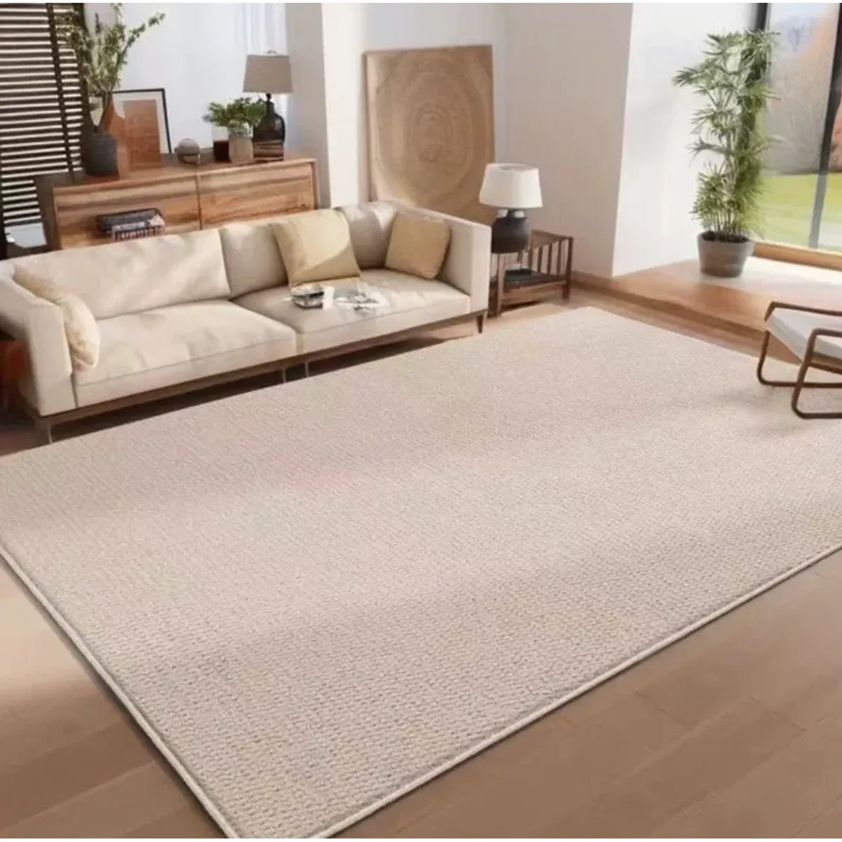 GENERICO - Alfombra Estilo Yute Tejida Para Living Resistente Mascotas 2 M X 2.4 M