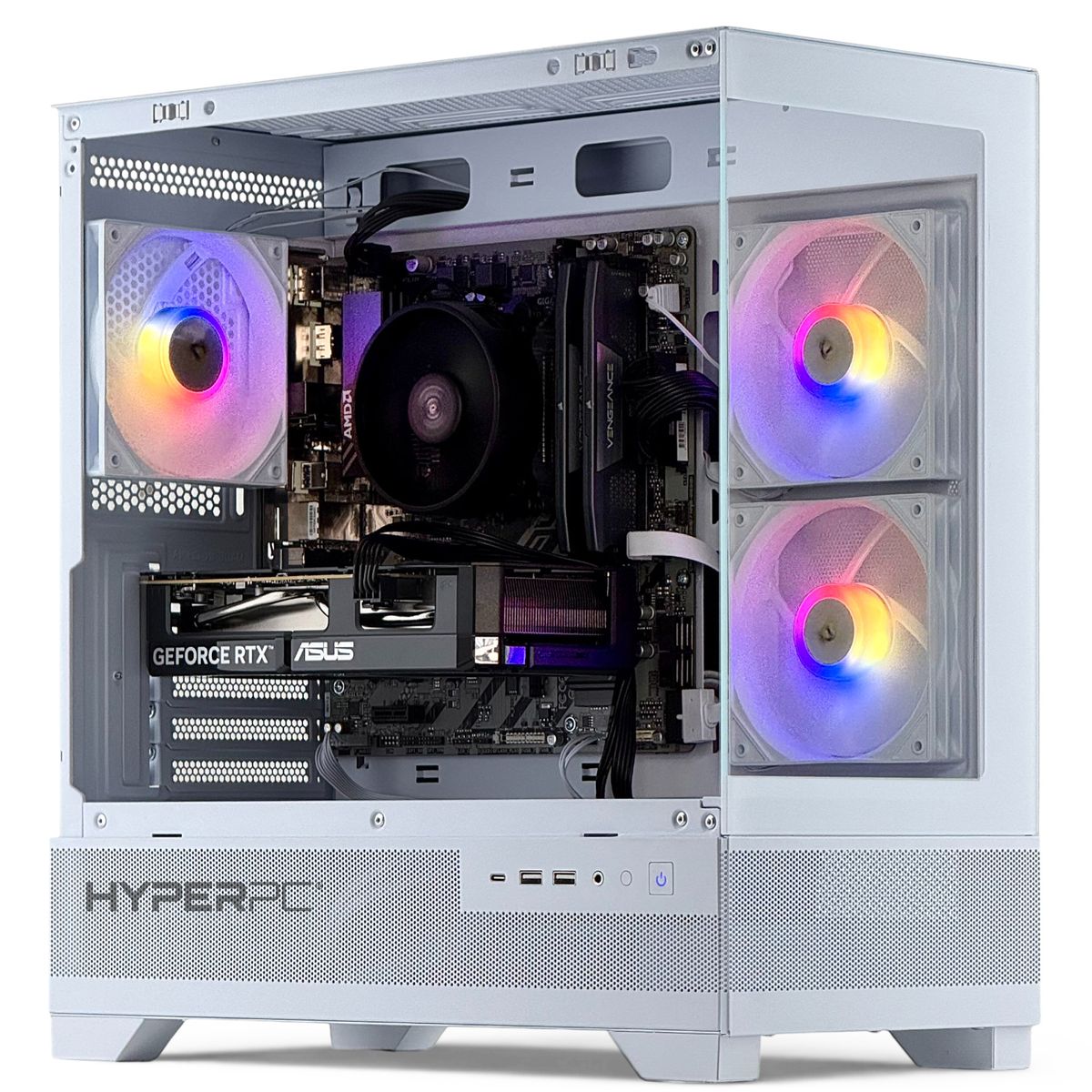 HYPERPC - PC GAMER Blanco INTEL CORE i5 12400 32Gb DDR5 1Tb RTX 5050