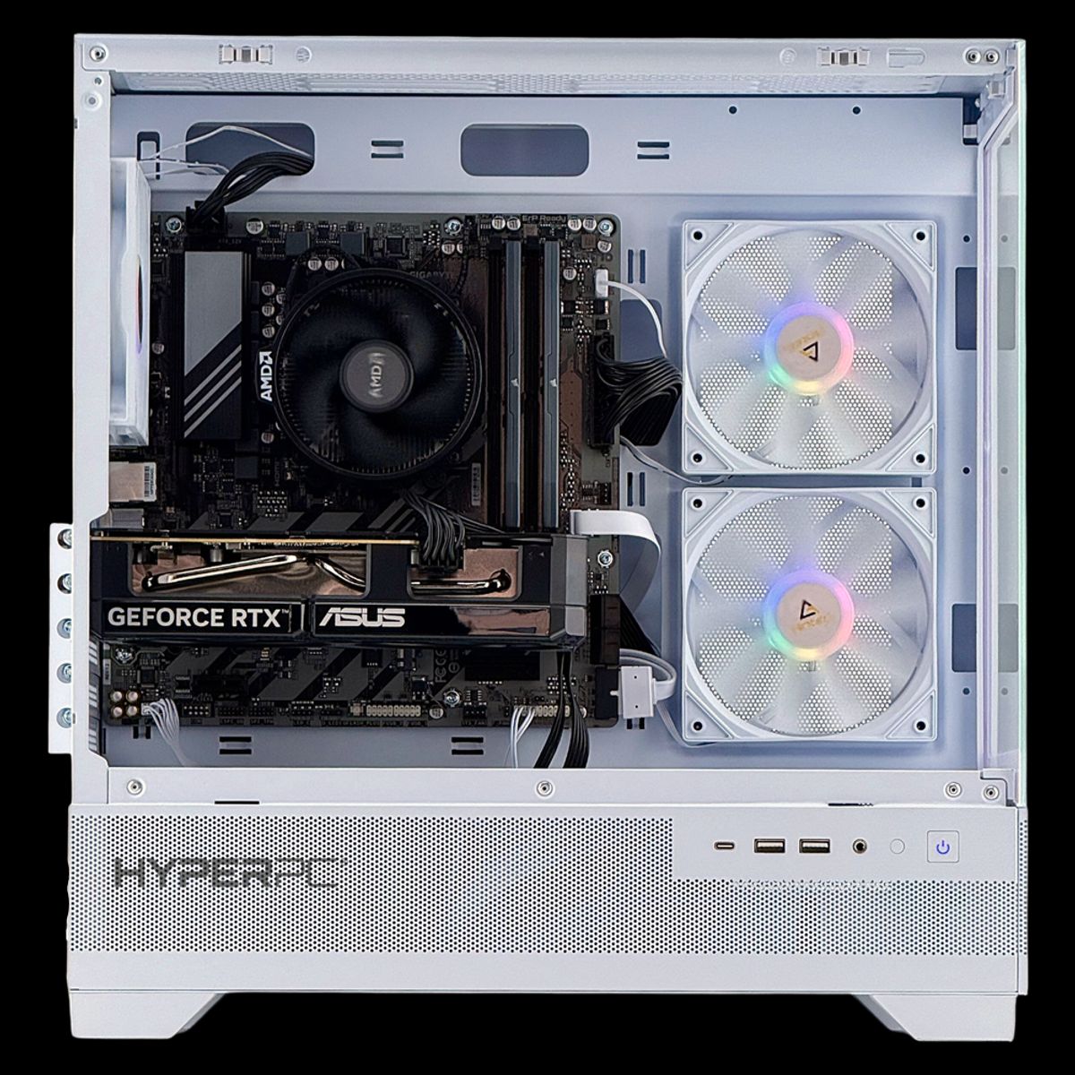 HYPERPC - PC GAMER Blanco INTEL CORE i5 12400 32Gb DDR5 1Tb RTX 5050