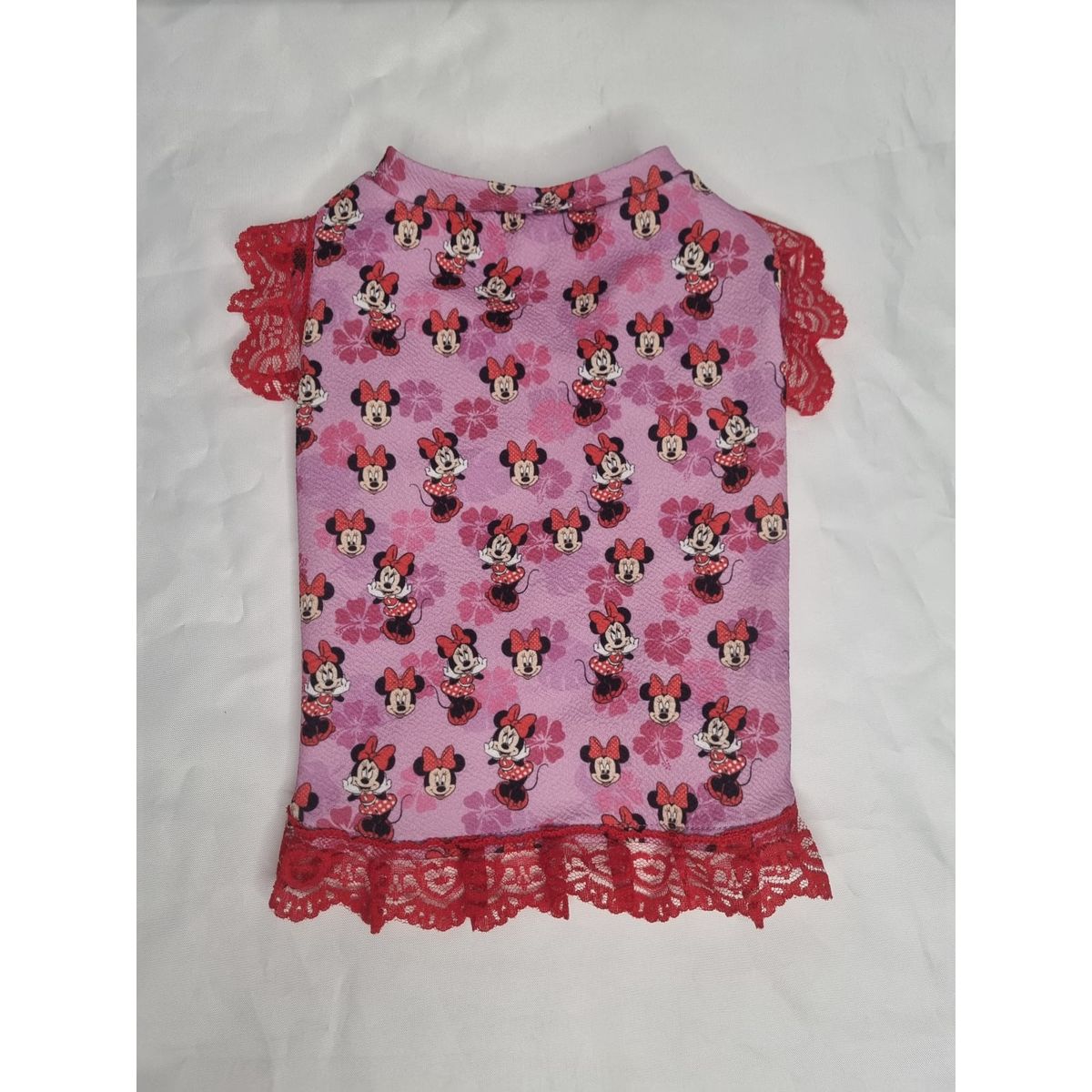 EL MUNDO DE EMMA - Polera mascota animada rosa talla S corto