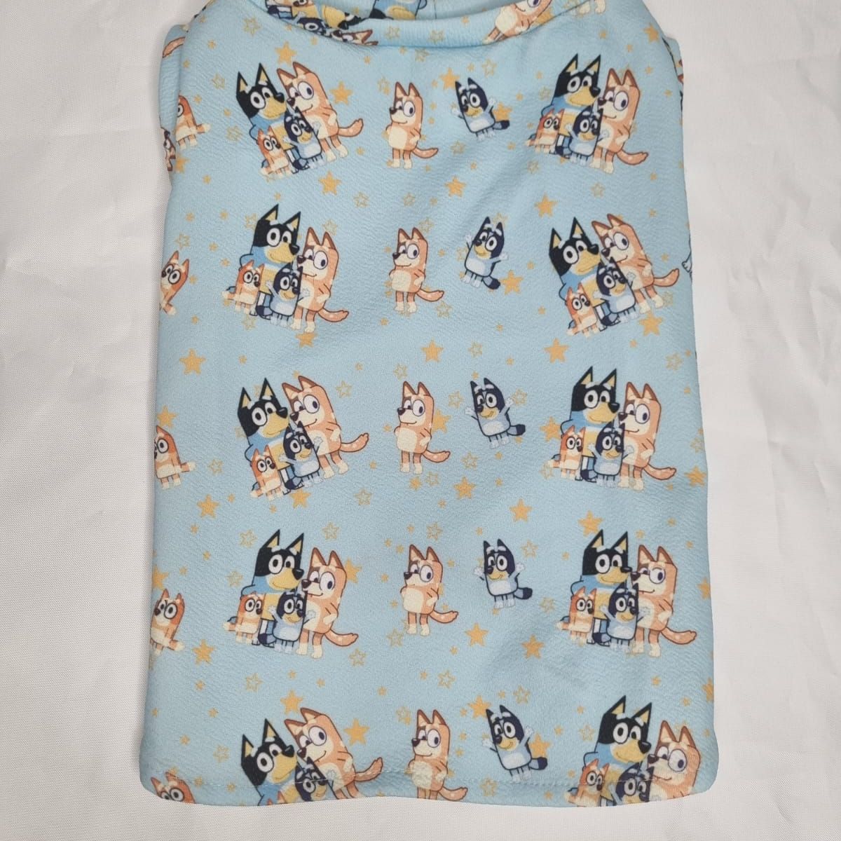 EL MUNDO DE EMMA - Polera mascota animada celeste talla M corto