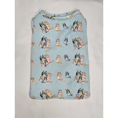 EL MUNDO DE EMMA - Polera mascota animada celeste talla L corto