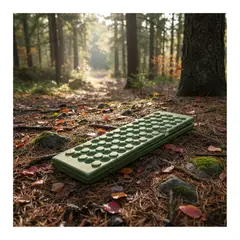 EKOL TACTICA MILITAR - Cojín Asiento Plegable De Espuma Alfombrilla Camping Verde.