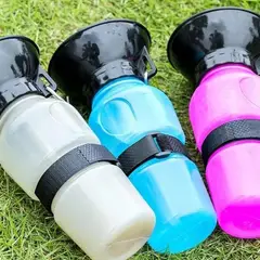 GENERICO - Botella de agua para perros y gatos ROSA