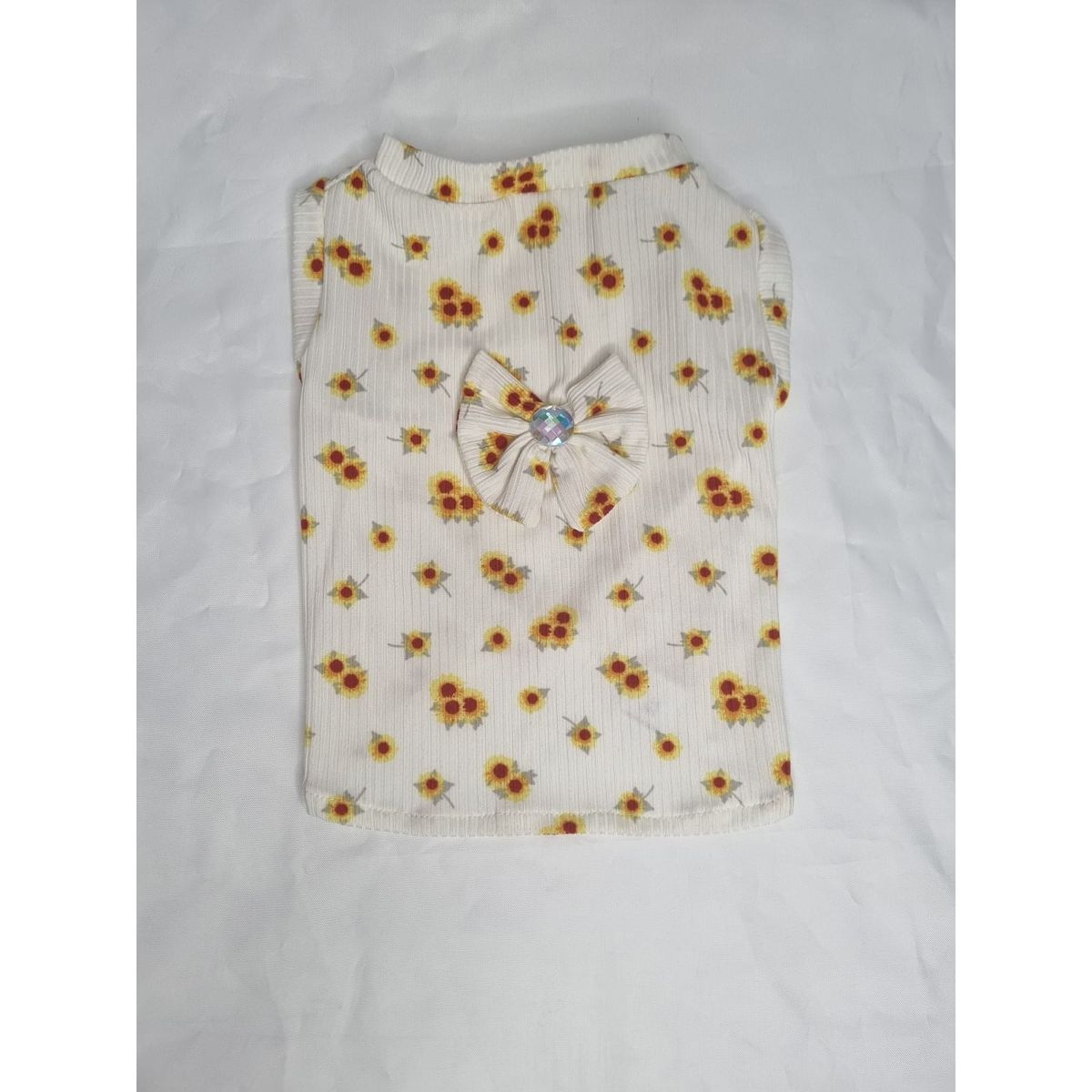 EL MUNDO DE EMMA - Polera mascota girasoles talla M corto