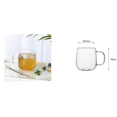 GENERICO - SET VASO DE VIDRIO X2 UNIDADES 530ML