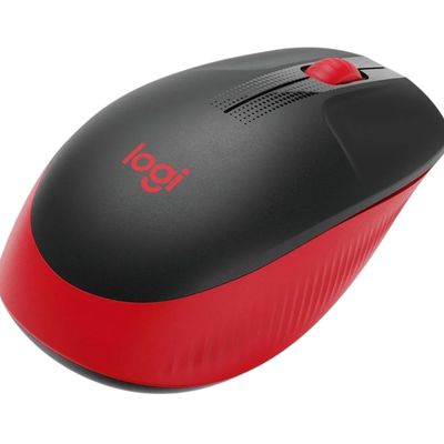 Imagen 2 del producto Mouse Inalámbrico Negro Rojo con Receptor USB