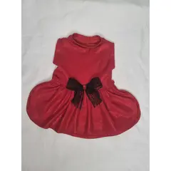 EL MUNDO DE EMMA - Vestido mascota rojo metalizado talla S