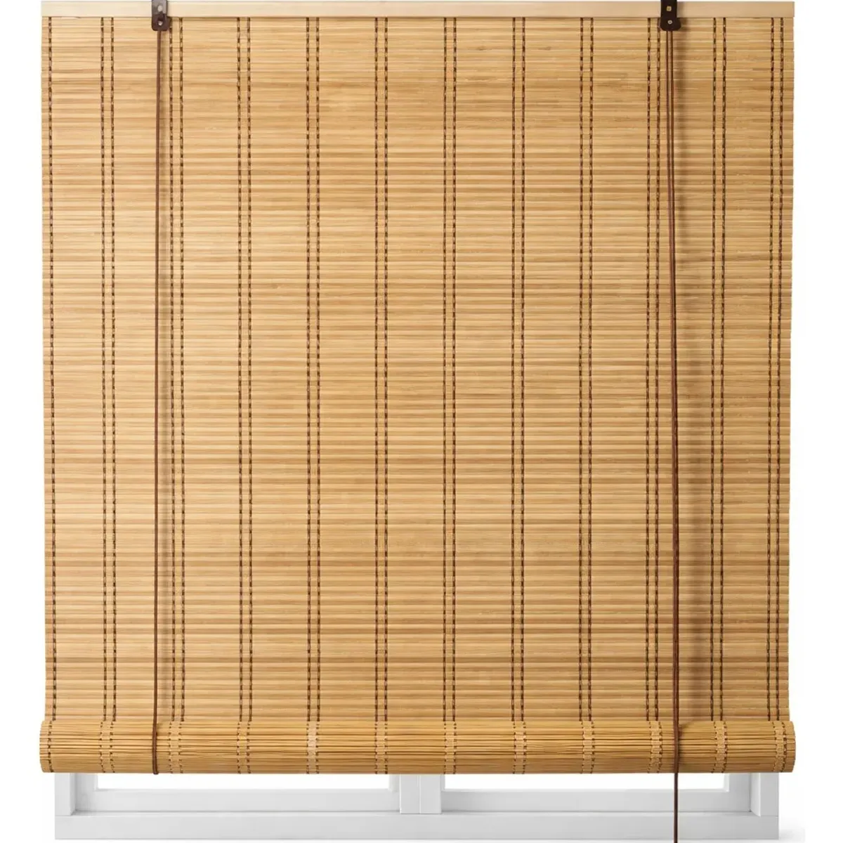 GENERICO - Cortina Roller Persiana Enrollable 150x180cm Bambú Vitrineon Marrón Bambu Natural Decorativo