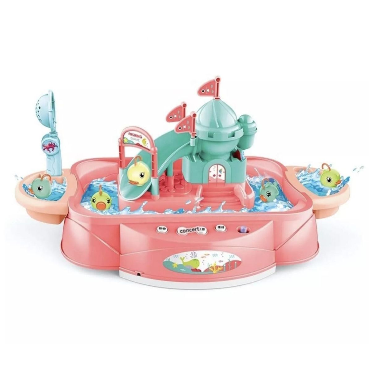 GENERICO - Juego De Pesca Infantil Con Agua Y Musica 3 En 1 Para Niños