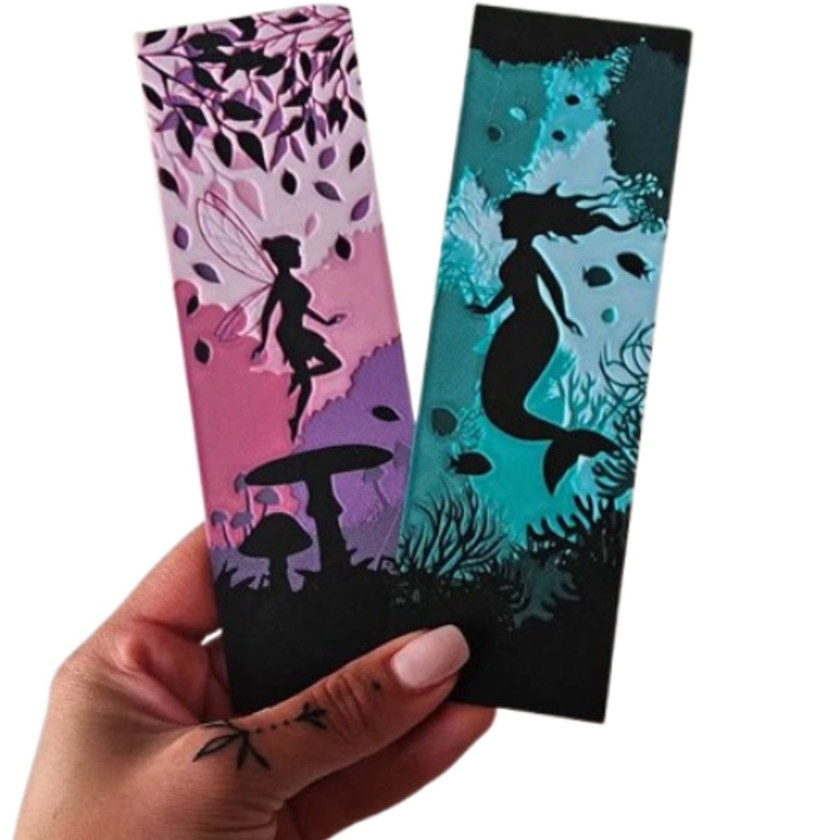 GENERICO - Marcapáginas - Hada y Sirena