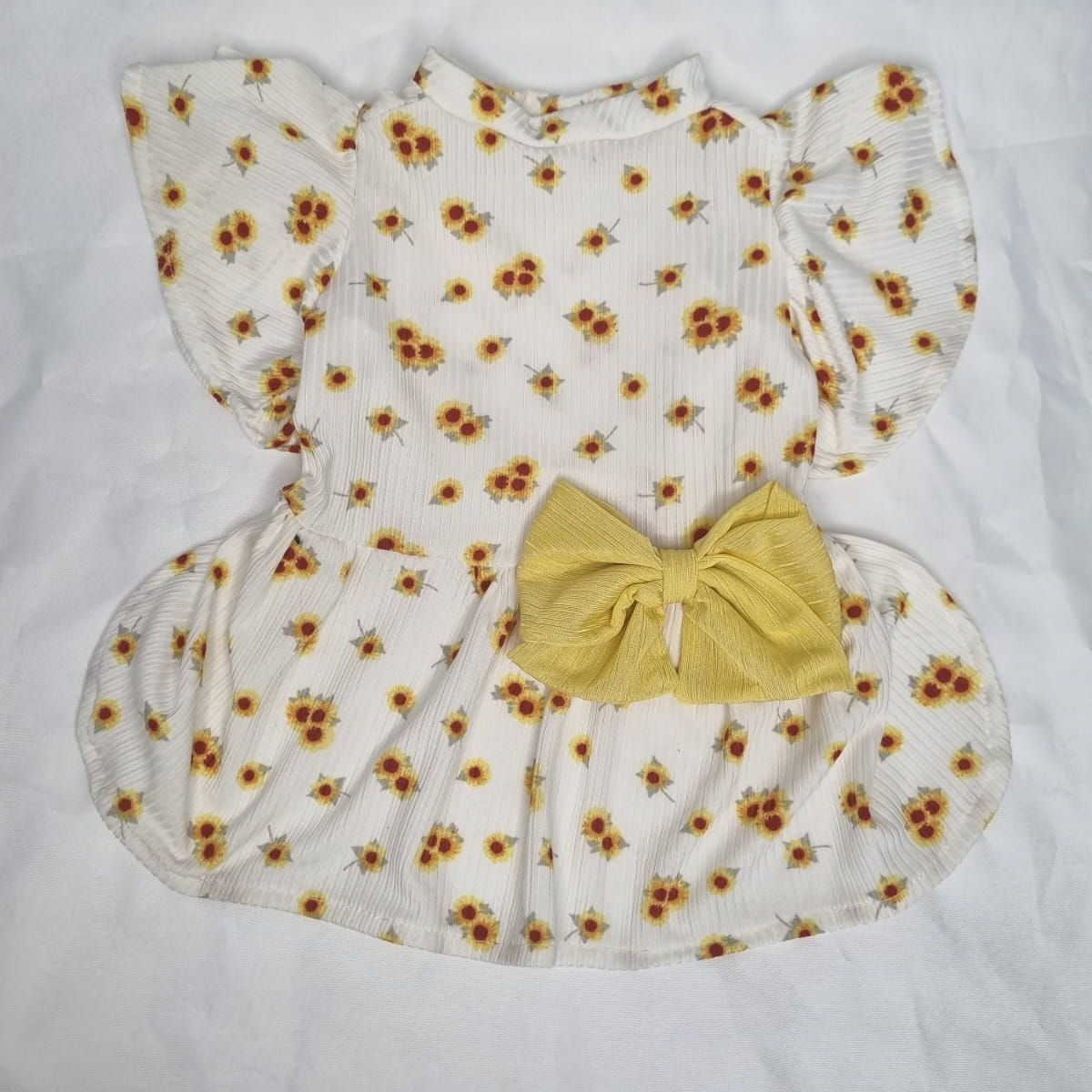 EL MUNDO DE EMMA - Vestido mascota girasoles talla XS
