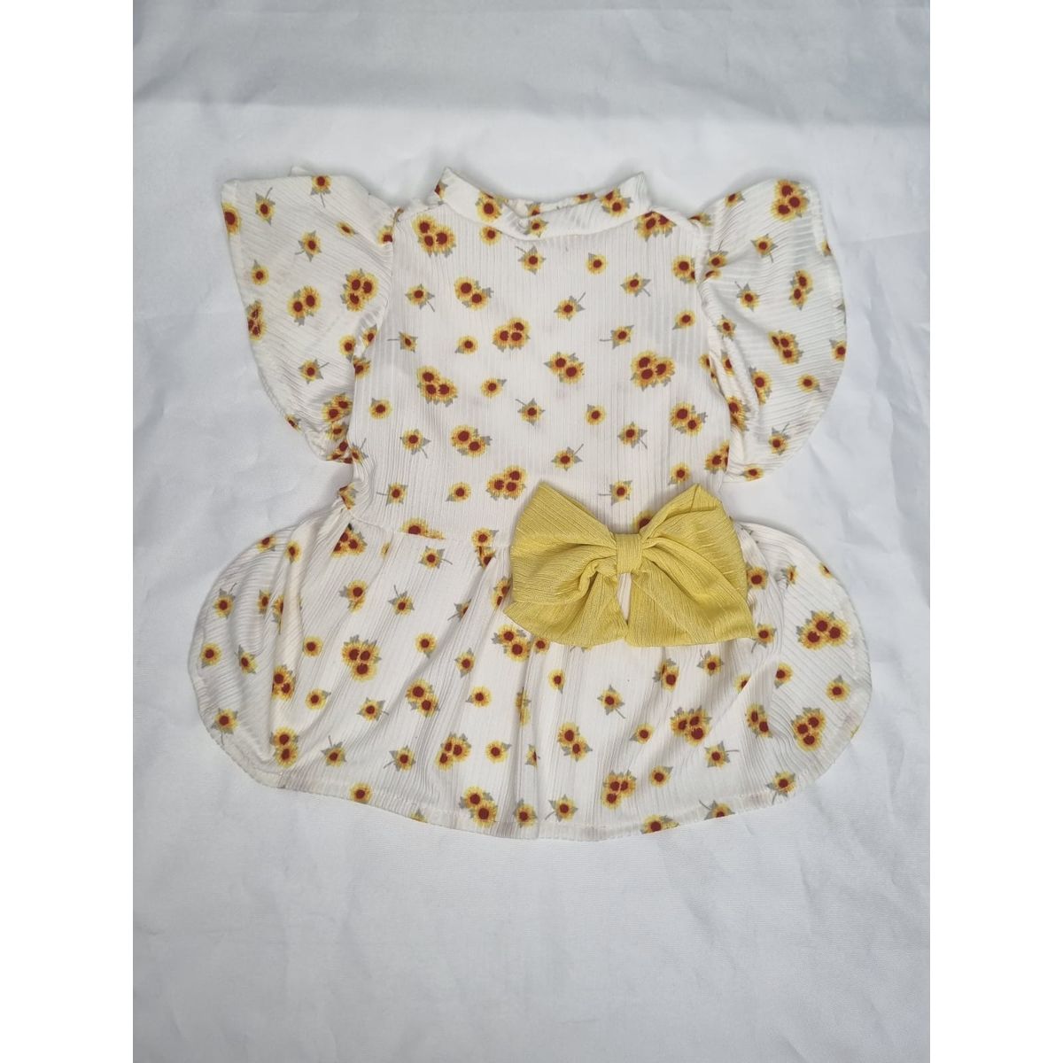 EL MUNDO DE EMMA - Vestido mascota girasoles talla XS