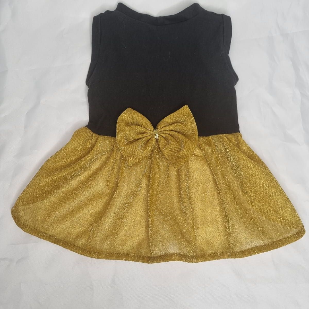 EL MUNDO DE EMMA - Vestido mascota negro dorado talla XL