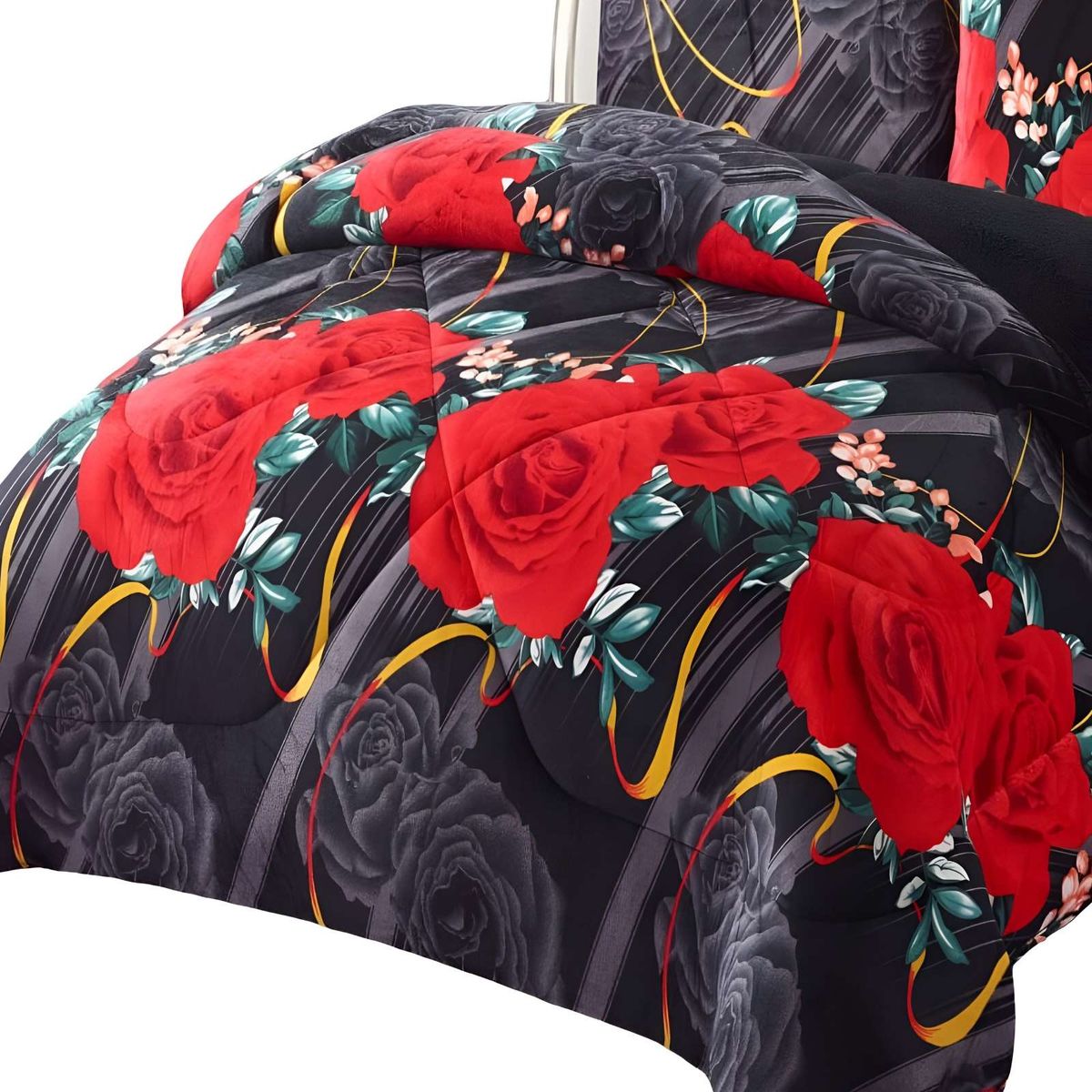 GENERICO - COBERTOR CON CHIPORRO PLUSH 2 PLAZAS 230X250CM NEGRO C16