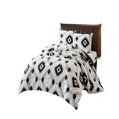 GENERICO - COBERTOR CON CHIPORRO DE JACQUERD CUTTING 2 PLAZAS 230X250CM BLANCO B8