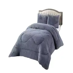 GENERICO - COBERTORES CON CHIPORRO DE PELUDOS 2 PLAZAS 230X250CM GRIS O