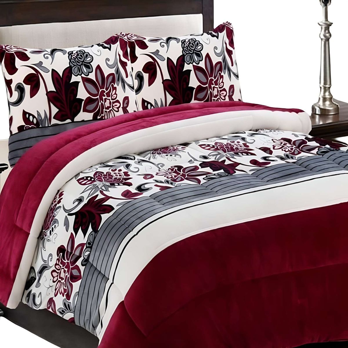 GENERICO - COBERTOR SHERPA 2 PLAZAS 230X250CM MULTICOLOR B22