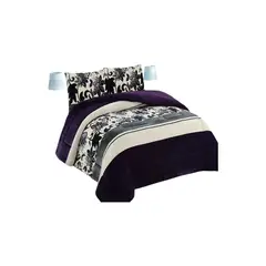 GENERICO - COBERTOR SHERPA 2 PLAZAS 230X250CM MULTICOLOR B27