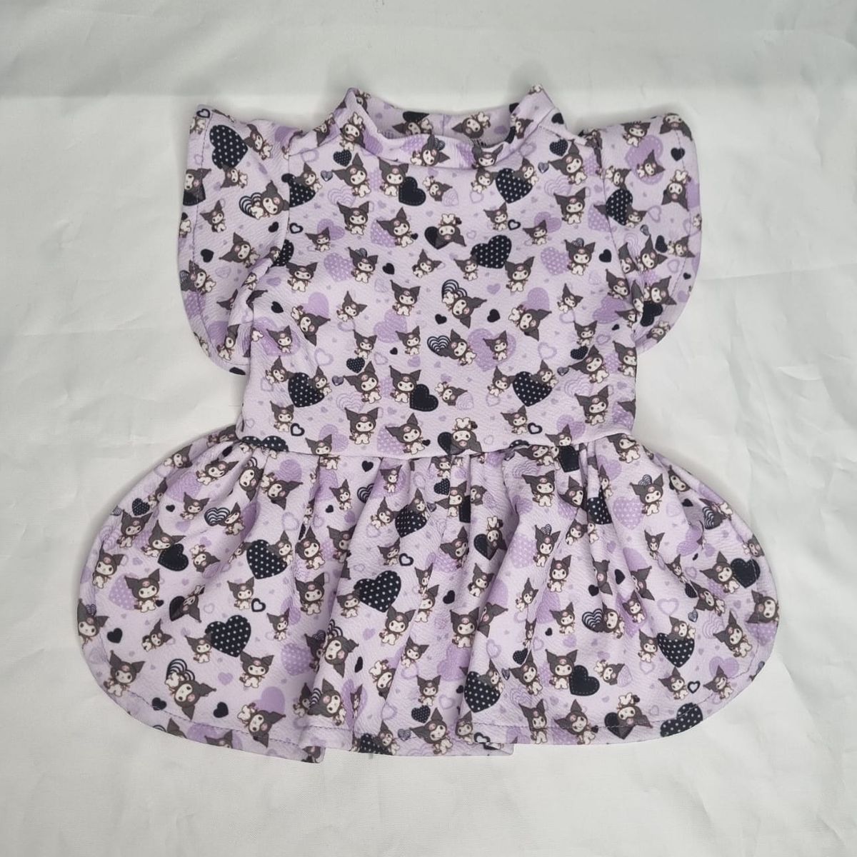 EL MUNDO DE EMMA - Vestido mascota animado lila negro talla M