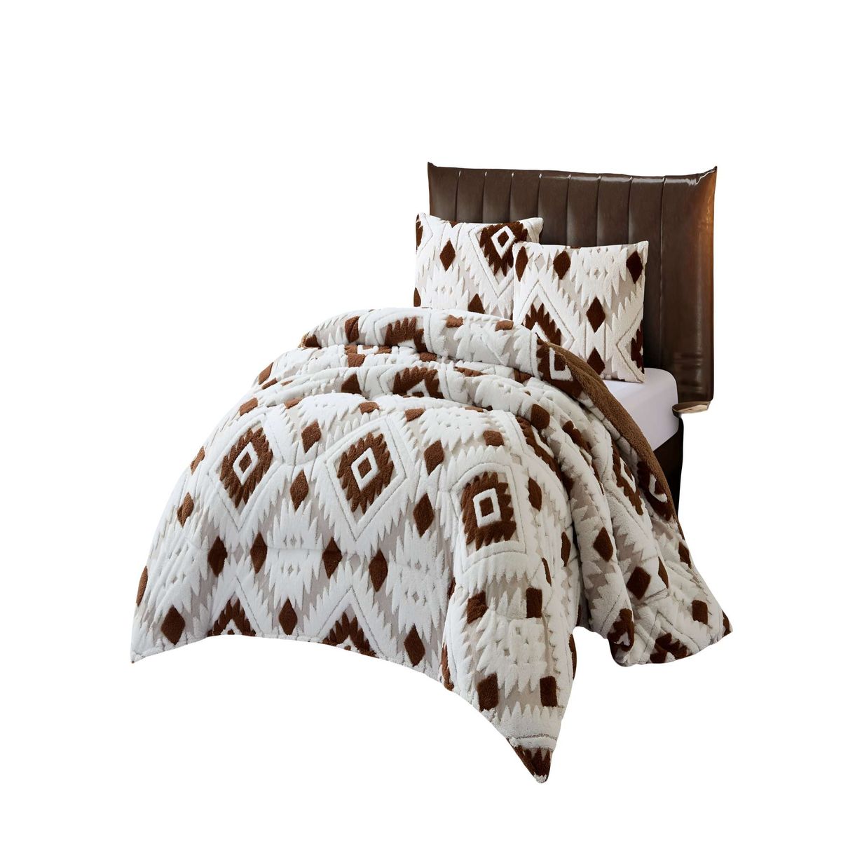 GENERICO - COBERTOR CON CHIPORRO DE JACQUERD CUTTING KING 250X270CM BLANCO B15