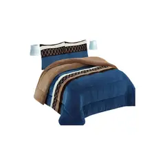 GENERICO - COBERTOR SHERPA KING 250X270CM MULTICOLOR B5