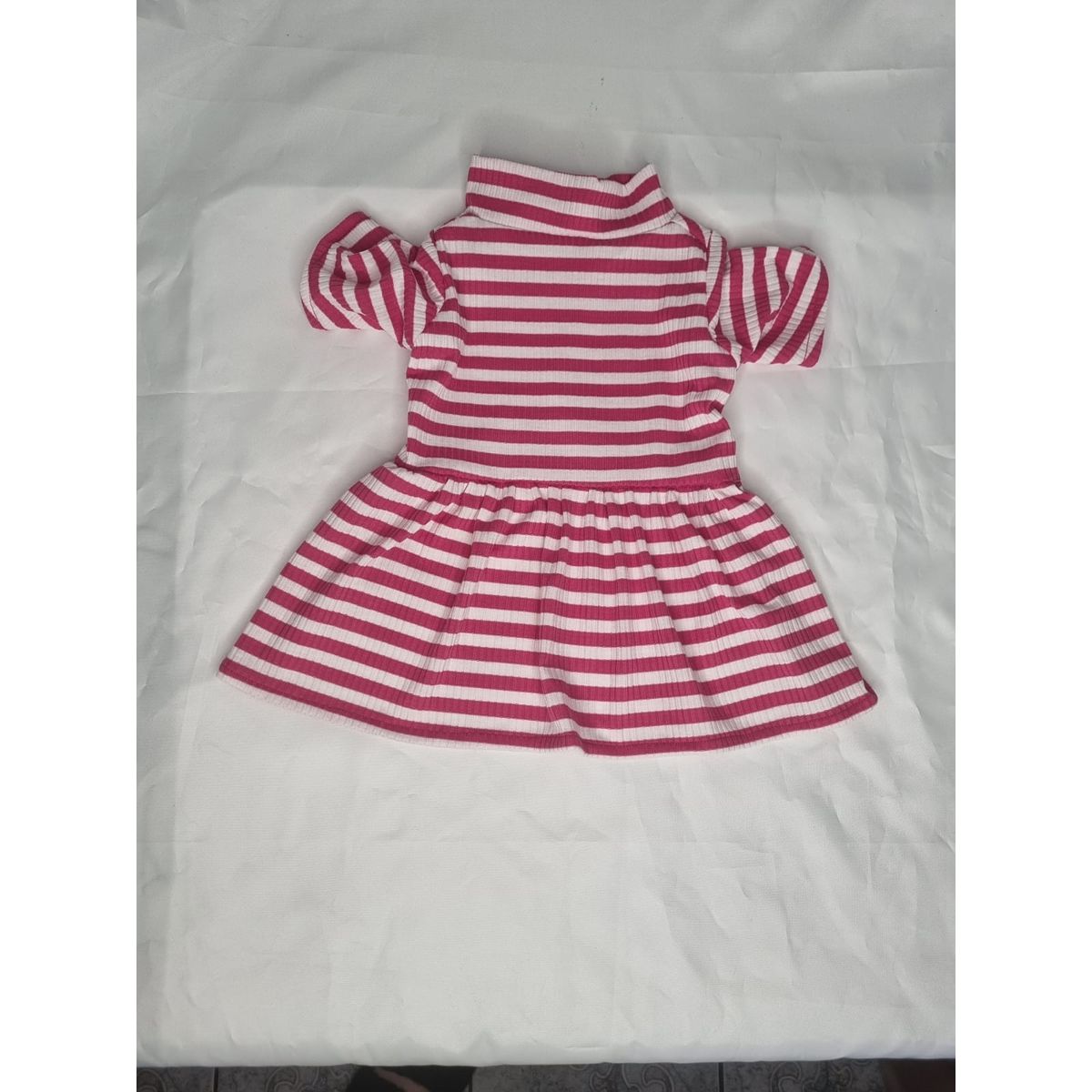 EL MUNDO DE EMMA - Vestido mascota líneas fucsias talla L