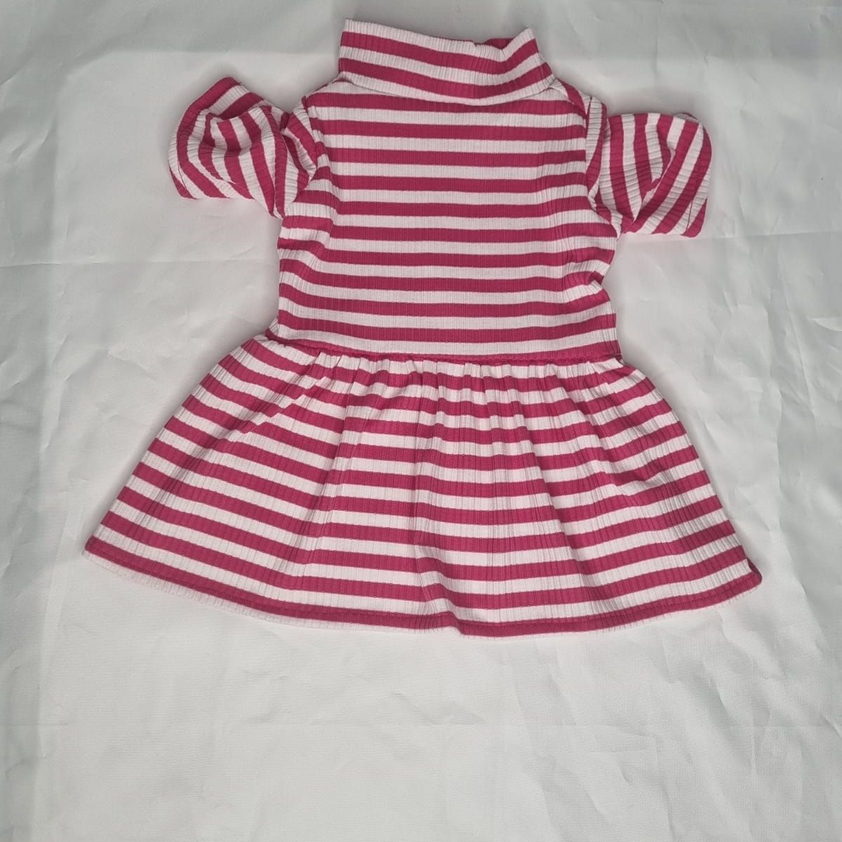 EL MUNDO DE EMMA - Vestido mascota líneas fucsias talla S