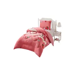 GENERICO - COBERTOR PLUSH CON CHIPORRO PLAZA Y MEDIA 180X200CM COLOR ROSA C5