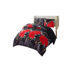 GENERICO - COBERTOR PLUSH CON CHIPORRO 2 PLAZAS 230X250CM COLOR NEGRO C16