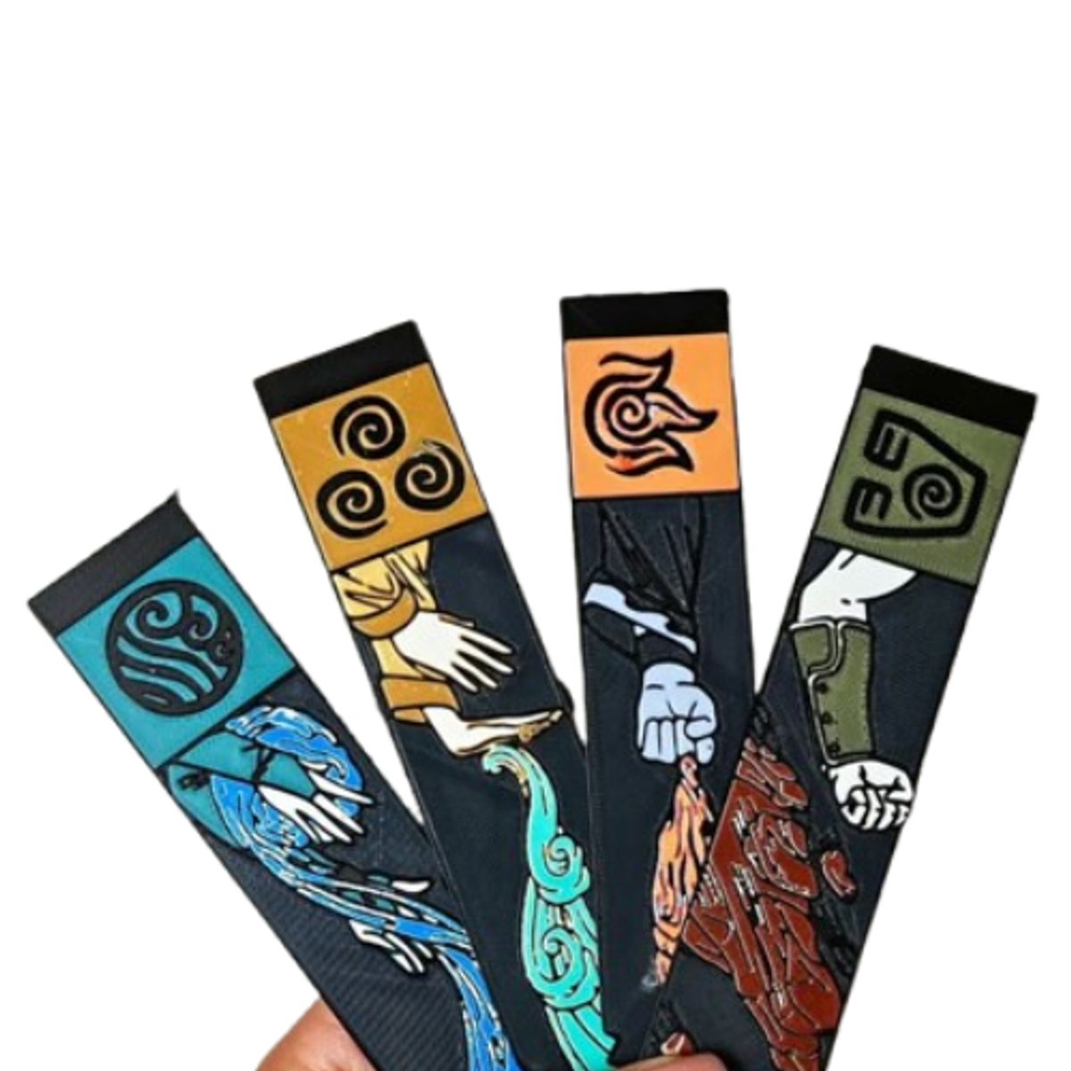 GENERICO - Marcapáginas 4 unidades - Avatar: La leyenda de Aang