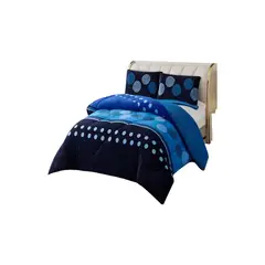 GENERICO - COBERTOR PLUSH CON CHIPORRO KING 250X270CM COLOR AZUL C8