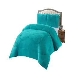 GENERICO - COBERTORES DE PELUDOS CON CHIPORRO KING 250X270CM COLOR CALIPSO