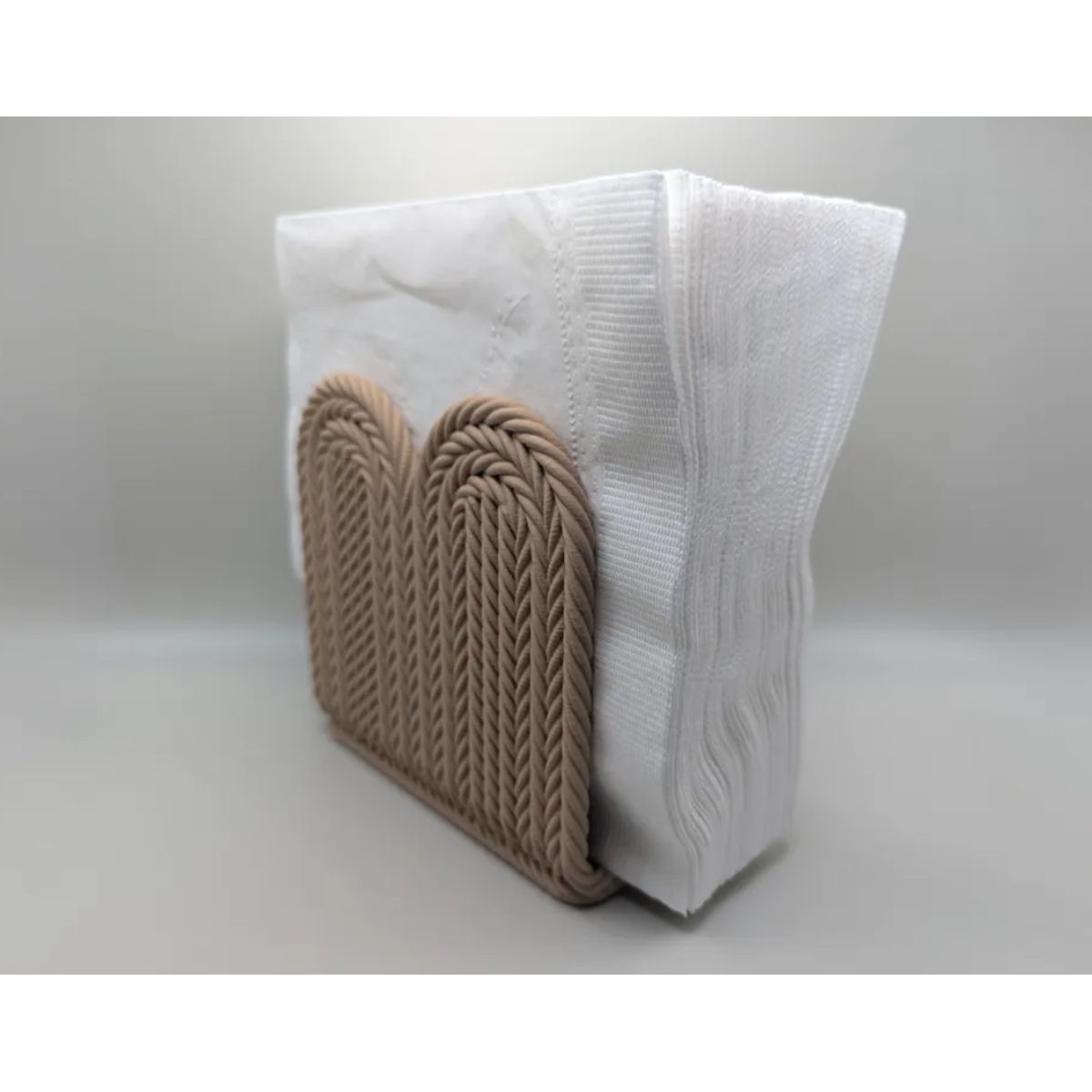 GENERICO - Porta servilletas estilo cuerda vertical