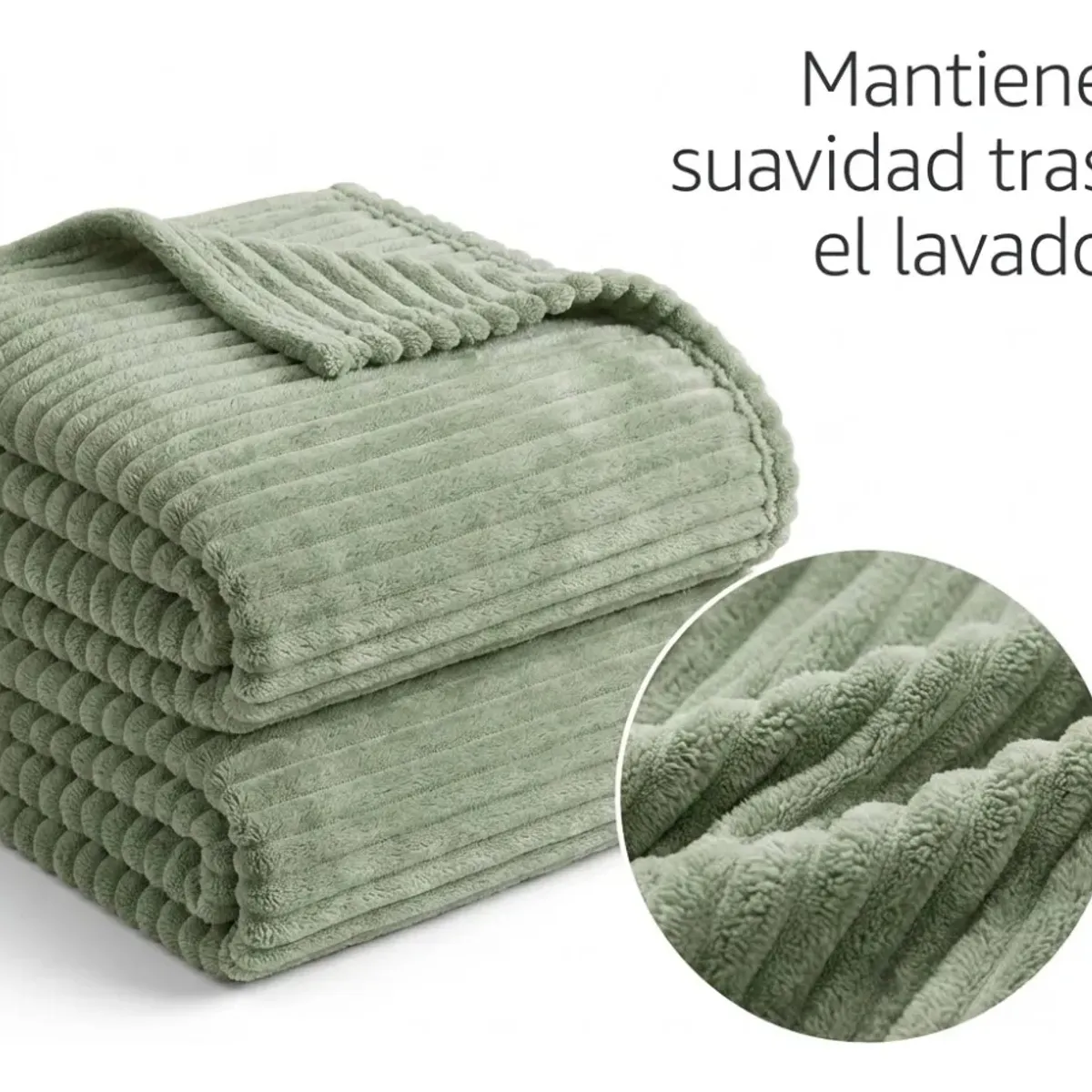 GENERICO - Manta Decorativa Suave para Cama y Sofá  Piecera 130×150 cm