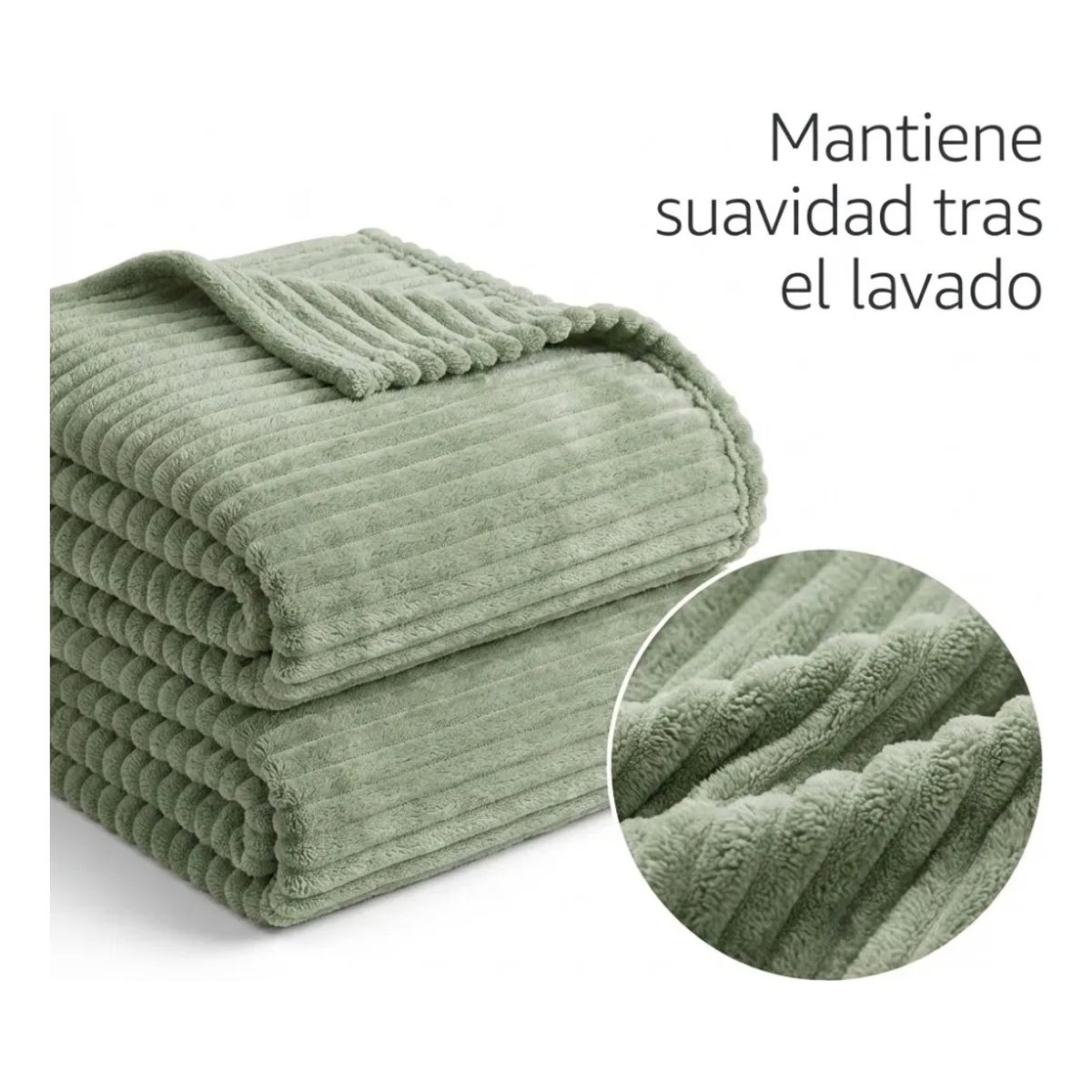 GENERICO - Manta Decorativa Suave para Cama y Sofá  Piecera 130×150 cm