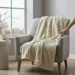 GENERICO - Manta Decorativa Suave para Cama y Sofá Piecera 130×150 cm