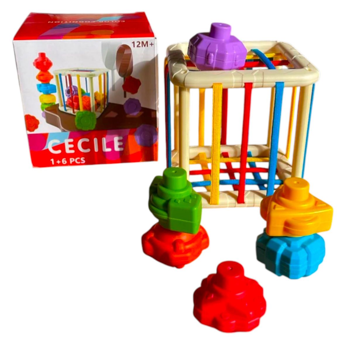 GENERICO - Juguete sensorial Cubo Didáctico para bebés Infantil