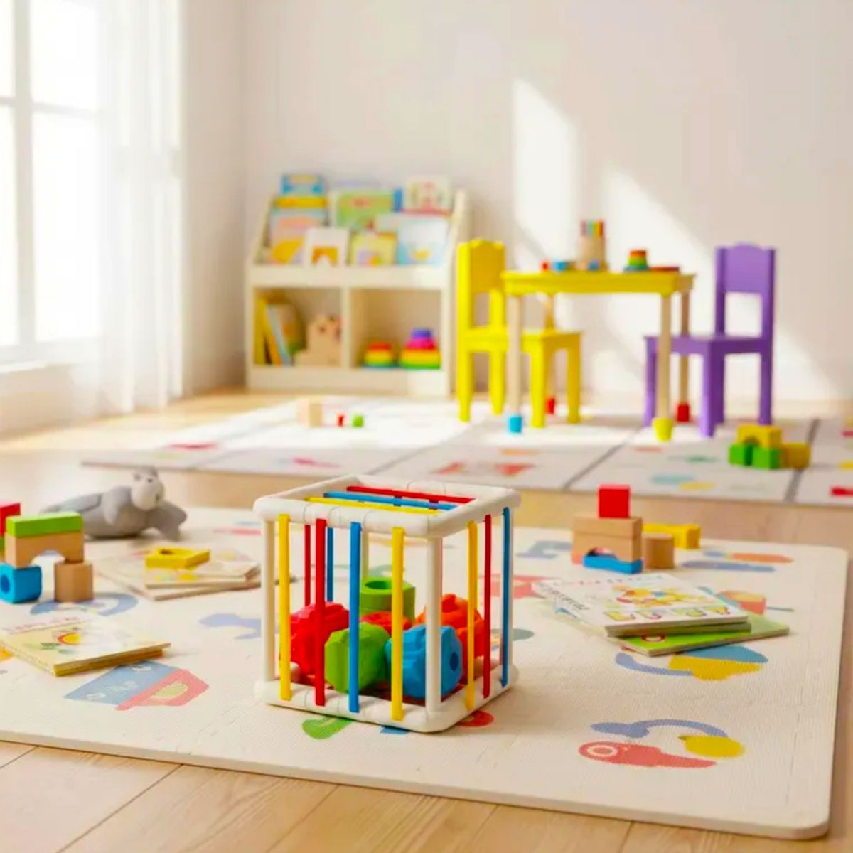 GENERICO - Juguete sensorial Cubo Didáctico para bebés Infantil