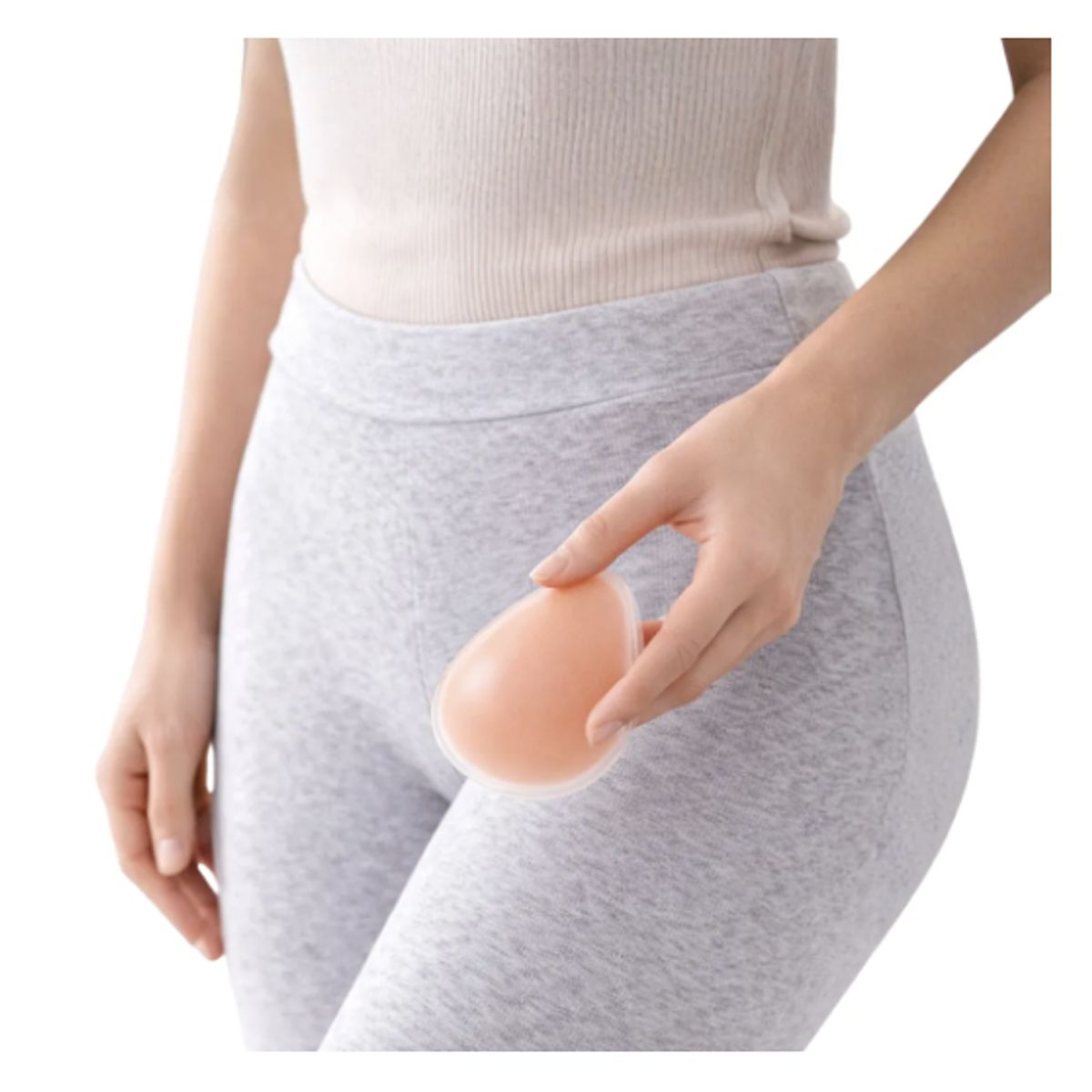 GENERICO - Parches Protectores Íntimos De Silicona Pack De 2 Unidades