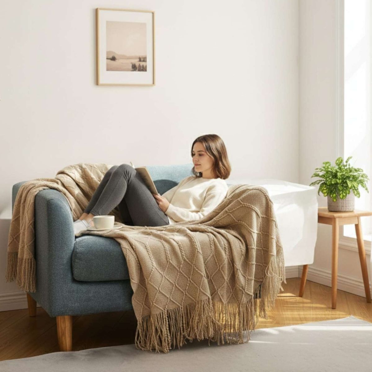 GENERICO - Mantas lujosas Para Decorar tus sofas