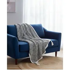 GENERICO - Mantas con diseño de tejidos Jacquard para sofas